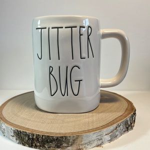 Rae Dunn ‘Jitter Bug’ large coffee mug.